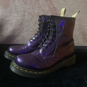The Original Doc Marten, 1460 Vegan Chrome (Dark Purple)